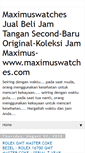 Mobile Screenshot of maximuswatches.com
